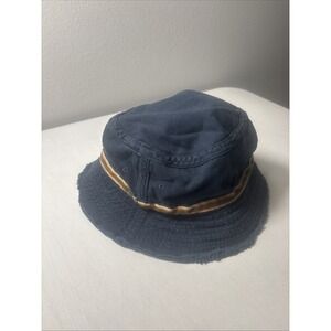 Vintage Eddie Bauer Bucket Hat Small/Medium Navy‎ Cotton Y2K Gorpcore Granola